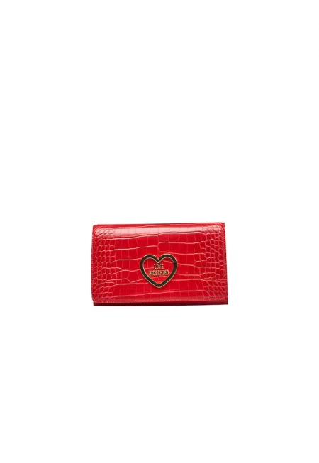 MOSCHINO - Чанта през рамо с шагрен