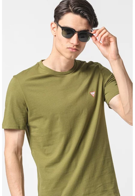 Памучна слим тениска