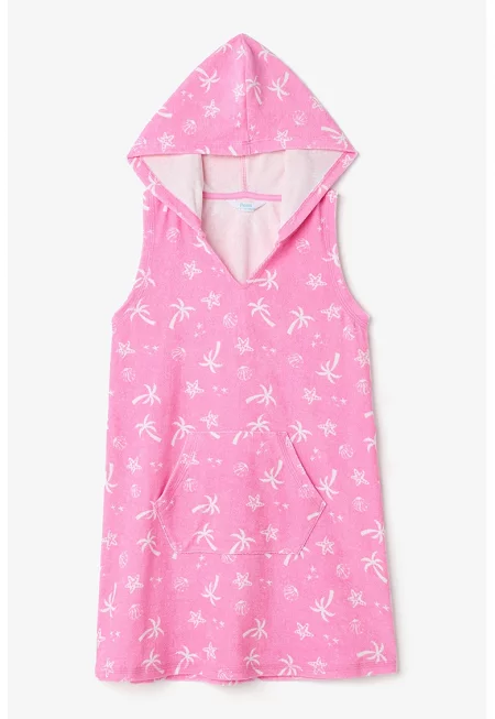 Плажна рокля с качулка