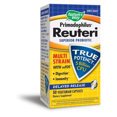 Пробиотик Примадофилус Реутери - Primadophilus Reuteri Superior Probiotic, 5 млрд. активни пробиотици, 30 капсули