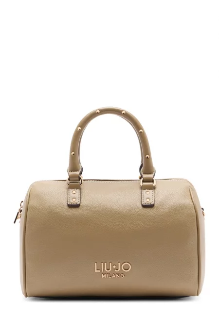 Ръчна чанта с допълнителна презрамка - Кафяв/Бежов