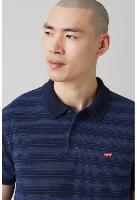 Раирана тениска Housemark с яка