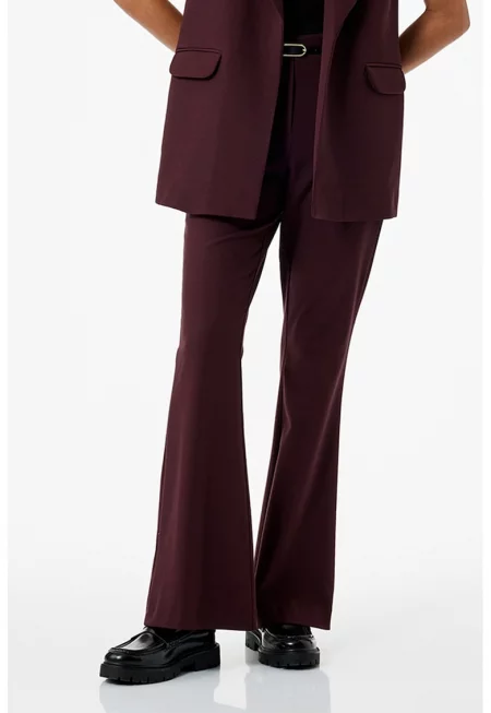 Разкроен панталон с колан