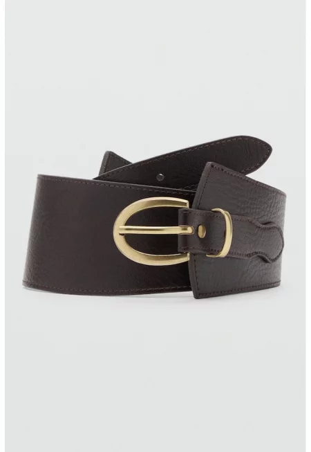 Широк кожен колан