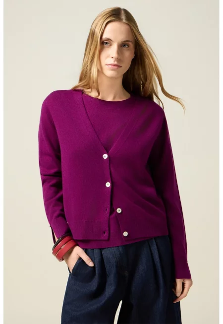 Шпиц жилетка с вълна и кашмир