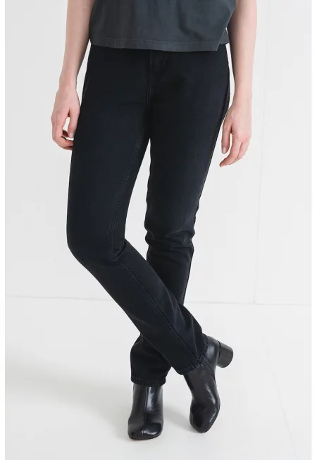 Слим дънки - Черен