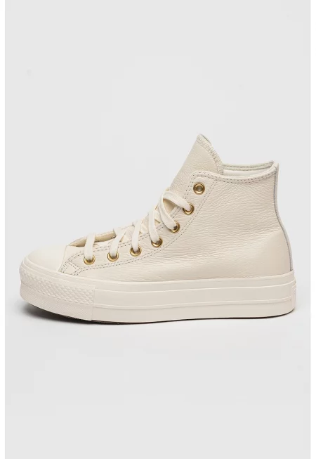 Спортни обувки Chuck Taylor All Star Lift с платформа - Златист/Мръснобял
