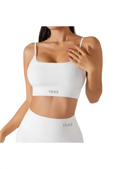Спортно бюстие TOUJOURS 29159 с регулируеми презрамки - Бял