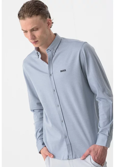 Стандартна риза Oxford с бродирано лого