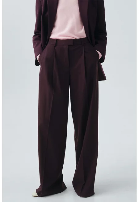 Свободен официален панталон с ръб