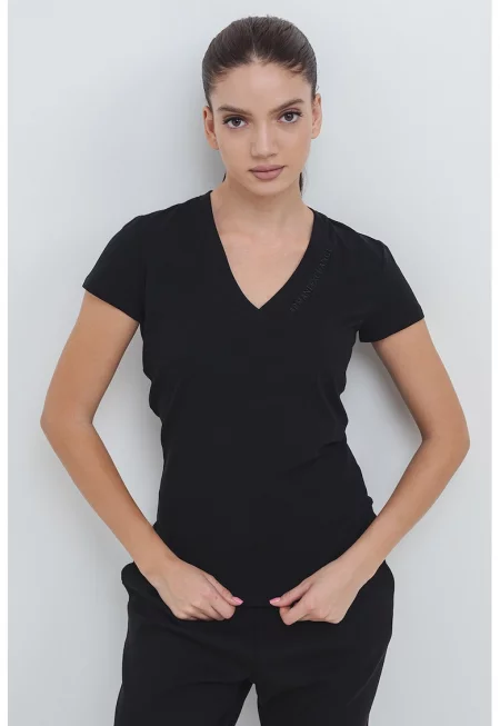 Свободна тениска с шпиц