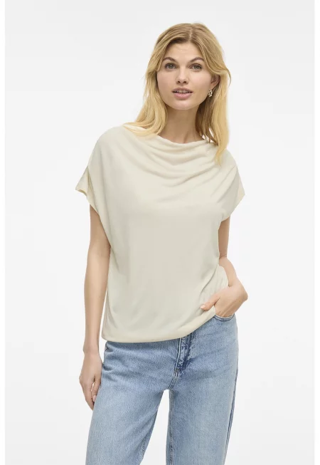 Тениска с модал и овално деколте