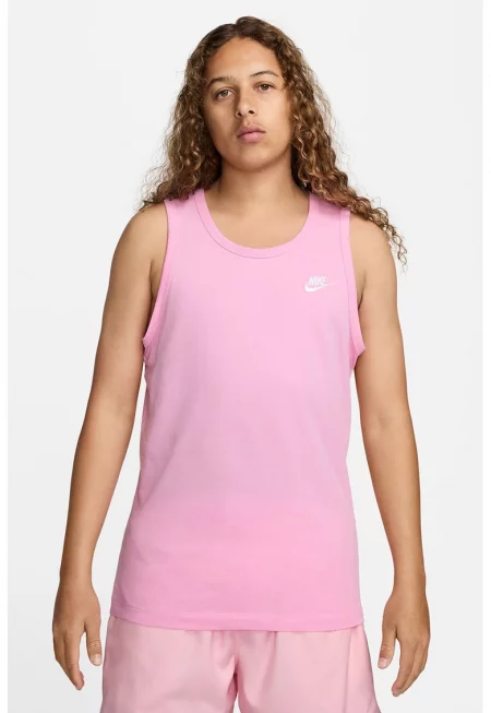 Топ Sportswear с изрязан гръб и бродирано лого