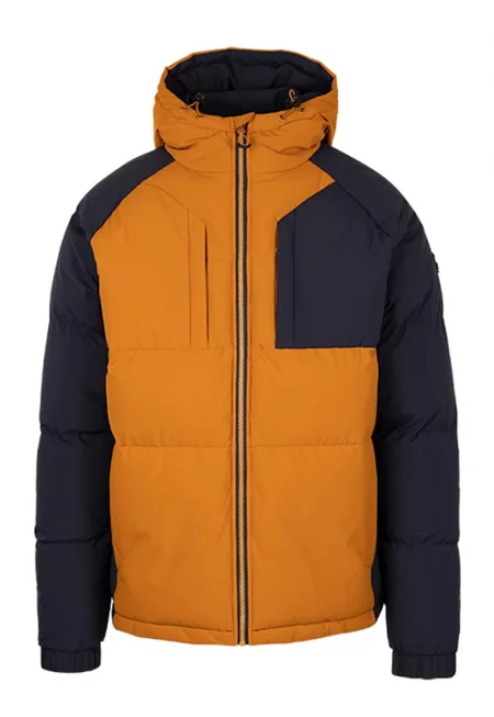 Яке Deffords с цип и качулка - Оранжев/Тъмносин