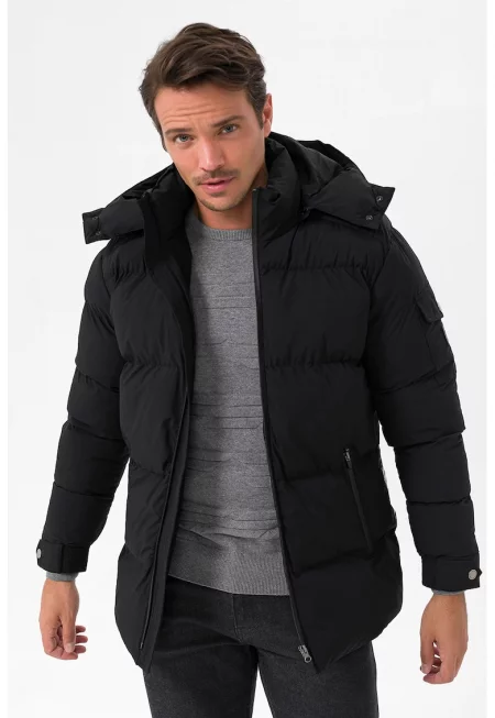 Зимно яке с качулка