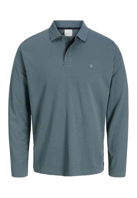 Блуза с органичен памук с яка