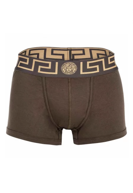 Боксерки Topeka с лого на талията - Златист/Каки