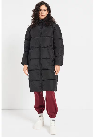 Дълго зимно яке New Amanda с капитониран дизайн