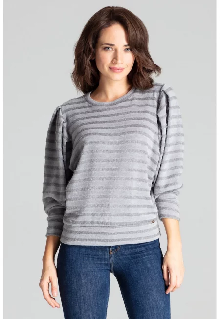 Дамска блуза Tilly L069 сива - Сив