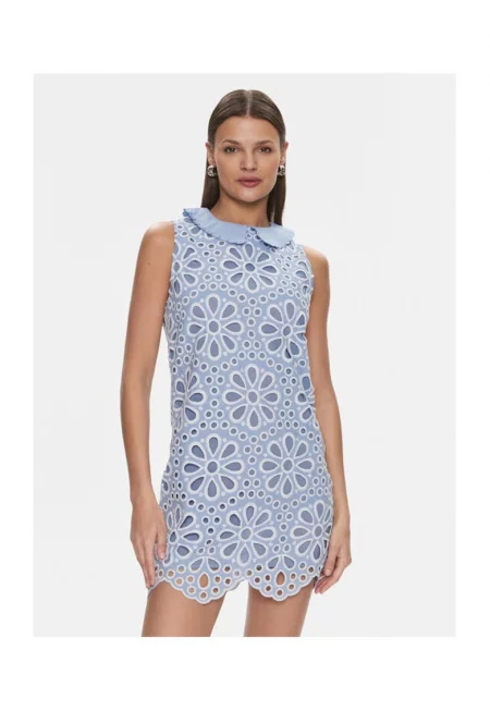 Дамска рокля -  303614331 - Памук - Син - Син