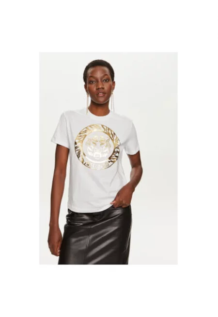 Дамска тениска -  303655242 - Памук - Бяла - Бял