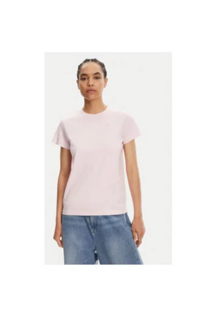 Дамска тениска  62115RW - памук - розов - Розово