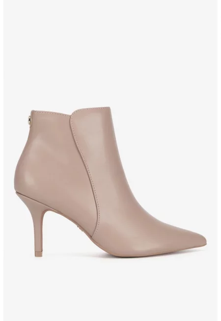 Дамски ботуши  5905588921394 - Синтетични - Бежови