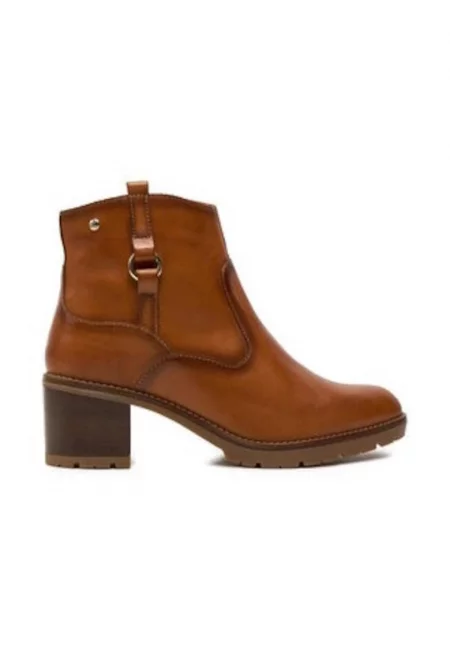 Дамски ботуши  естествена кожа - кафяви - Кафяв