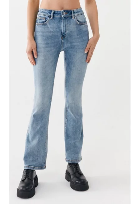 Дамски дънки -  302621651 - Памук - Син