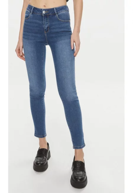 Дамски дънки -  303917630 - Памук/Полиестер - Син