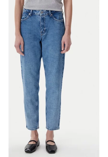 Дамски дънки -  304582455 - Органичен памук/Памук - Син - Син