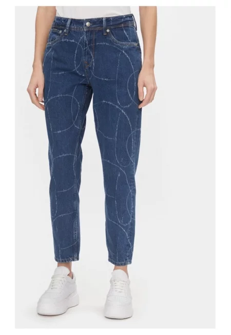 Дамски дънки  38371 Памук Сини