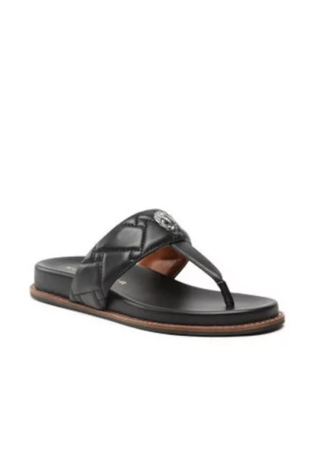 Дамски джапанки  Kensington T-Bar Chunky - органични - черни - 36EU