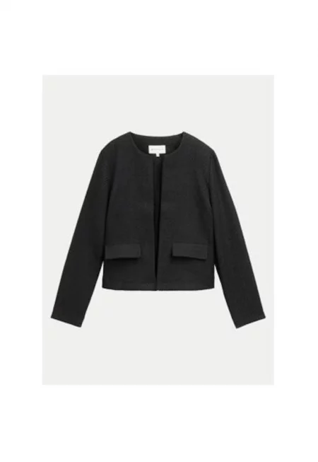 Дамско яке -  304546938 - Полиестер - Черно - Черен