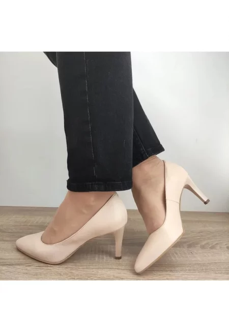 Елегантни дамски обувки  515-2 Beige - Бежови