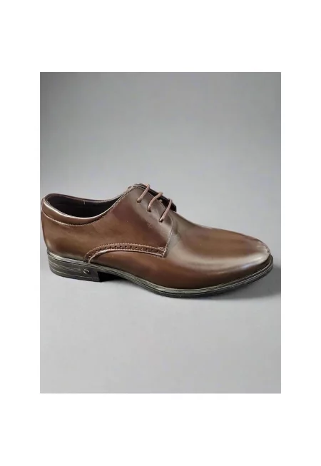 Елегантни мъжки обувки  F066-020 Coffee - кафе - Кафяв