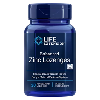 Enhanced Zinc Lozenges/ Цинк х 30 таблетки за смучене