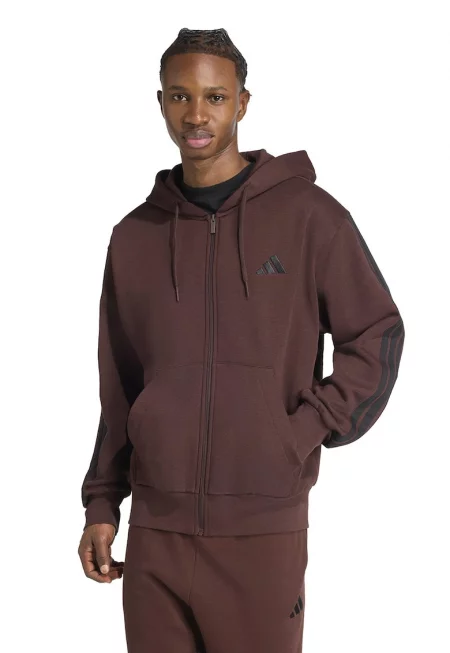 Худи с джобове отпред и цип