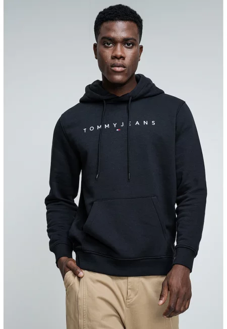 Худи с памук с бродирано лого