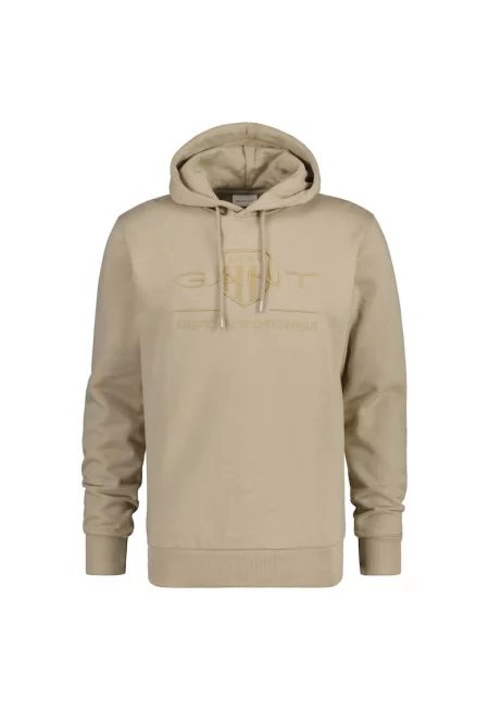 Худи Tonal с бродирано лого - Бежов