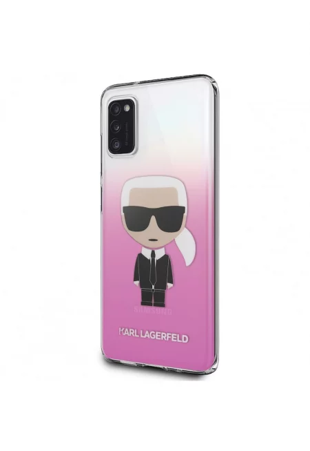 Калъф  Gradient Ikonik Karl за Samsung Galaxy A41 - Розов