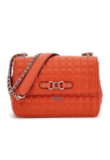 Капитонирана чанта през рамо от еко кожа