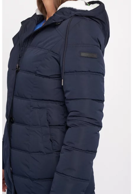 Капитонирано зимно яке с качулка