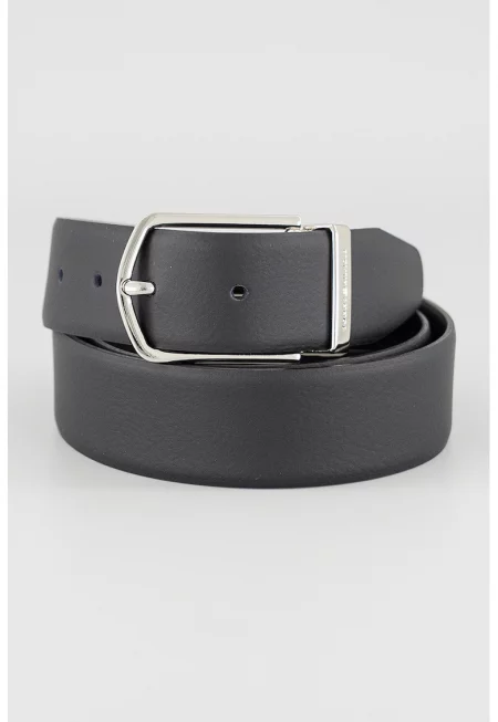 Кожен колан - Черен