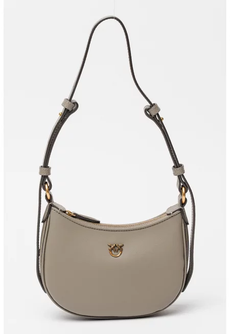 Кожена чанта през рамо Half Moon