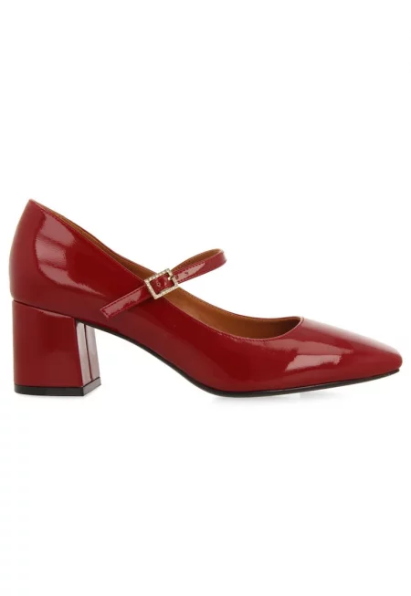 Лачени обувки Mary-Jane - Бордо