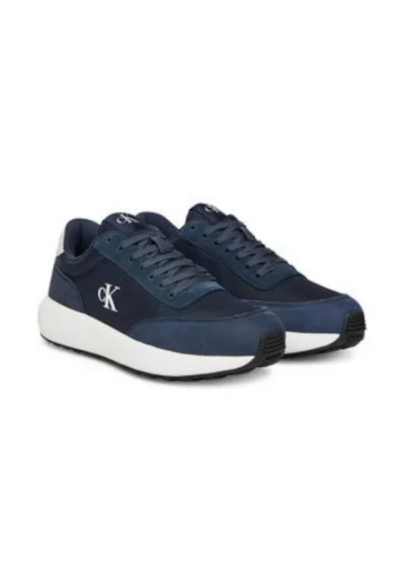 Маратонки за мъже -  естествена кожа - многоцветни -