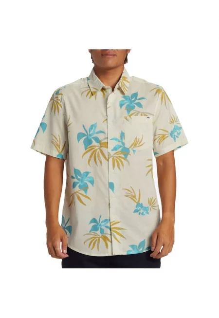 мъжка риза - многоцветен памук - Многоцветен