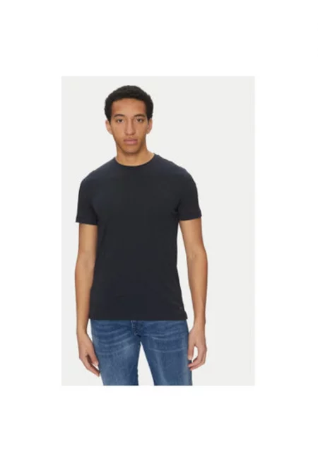 Мъжка тениска  M5510C-T3243 - Памук - Тъмносин - Тъмносин