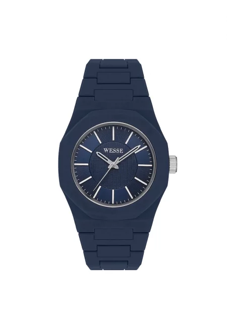 Мъжки часовник  41мм - кварцов механизъм - пластмасова каишка